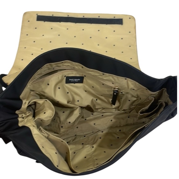 KATE SPADE Nylon Crossbody Messenger Diaper Bag in Black -- Perfect for Dads too - Picture 5 of 8